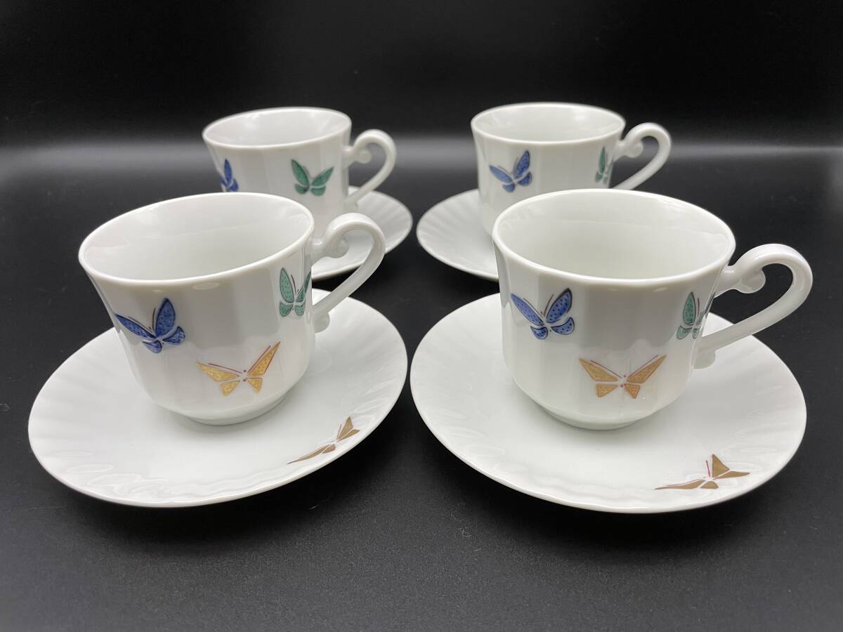 九谷焼 九谷 柏翠 カップ&ソーサー 4客拍卖