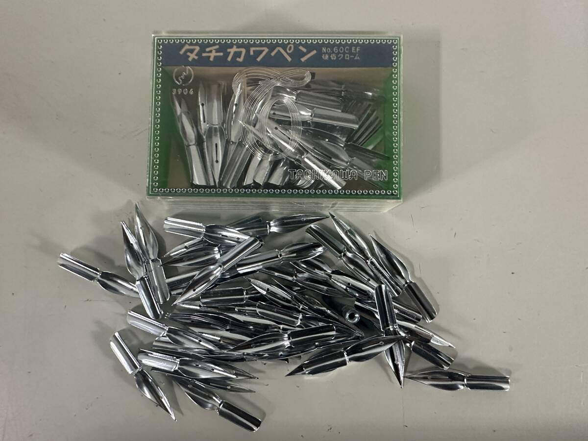 Ht333◆タチカワペン◆ペン先 まとめ売り No.600 EF つけペン先 現状品拍卖