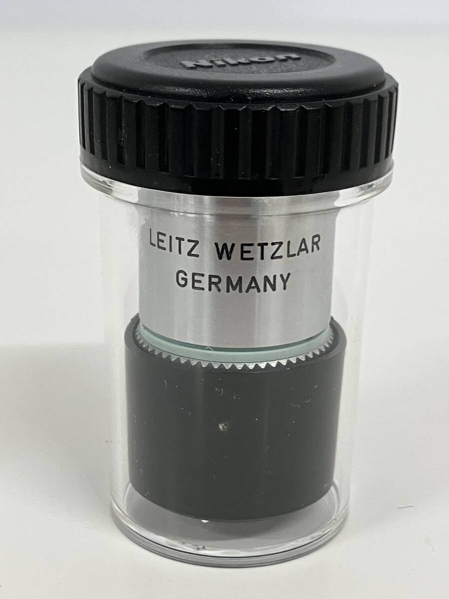 Sh57◆LEITZ WETZAR ライツ・ヴェッツラー◆対物レンズ 160/0.17 NPL FLUOTAR 16/0.45 LEICA ライカ 顕微鏡 ケース付き拍卖