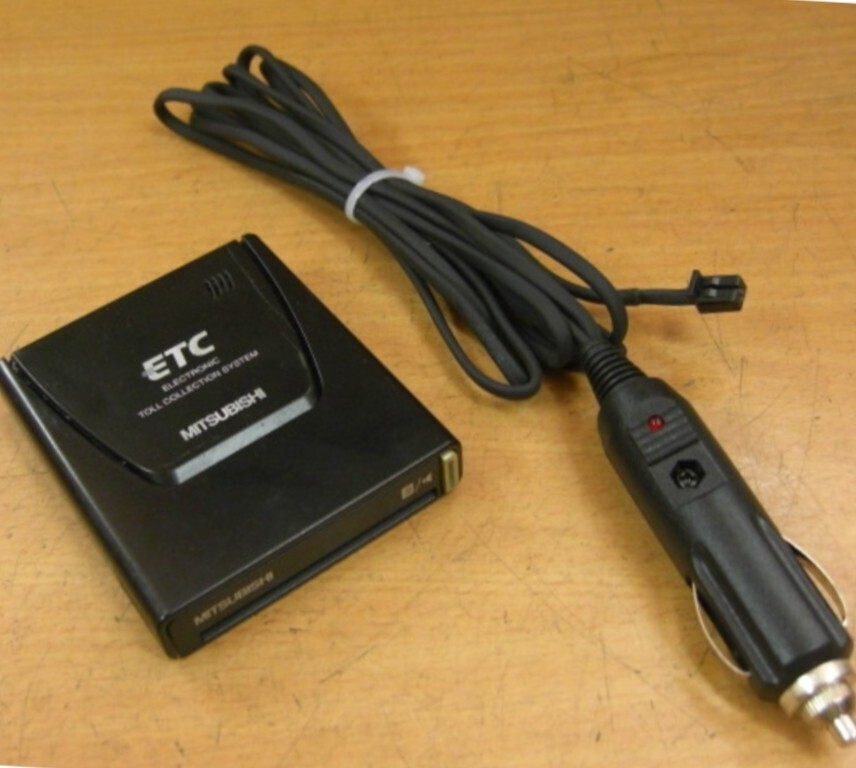 【送料込】中型登録 ETC 三菱最終モデル シガープラグ シガーソケット挿すだけ 音声案内拍卖