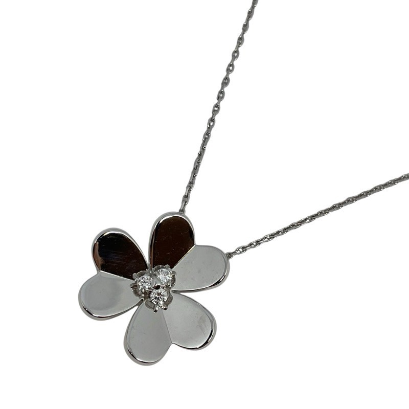 ヴァンクリーフ&アーペル Van Cleef & Arpels フリヴォルダイヤネックレス ラージ ホワイトゴールド 750WG ジュエリー 中古拍卖