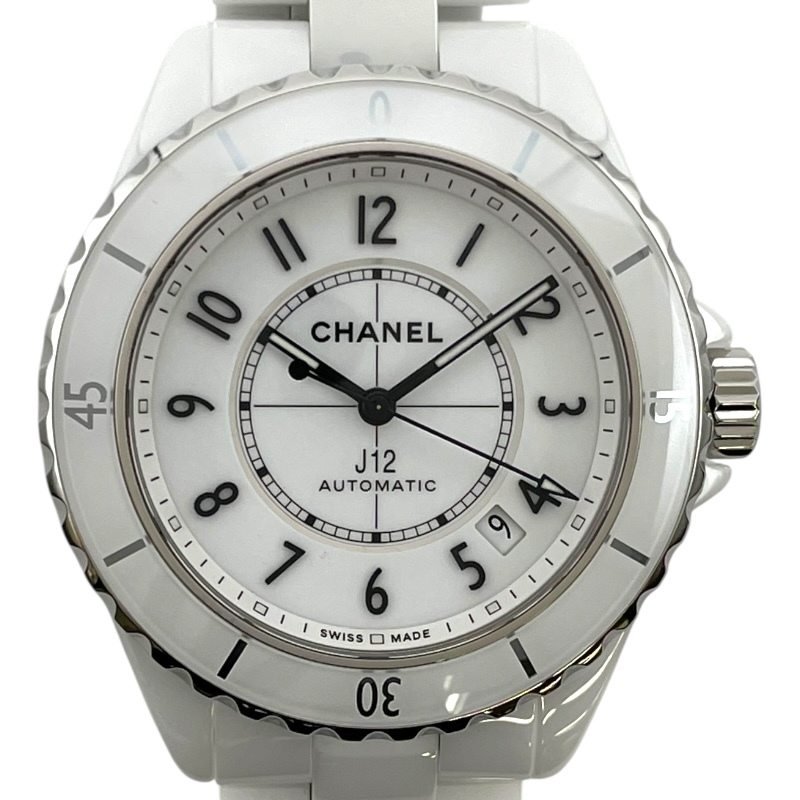 シャネル CHANEL J12 キャリバー12.1 38MM H5700 ホワイト セラミック 腕時計 メンズ 中古拍卖