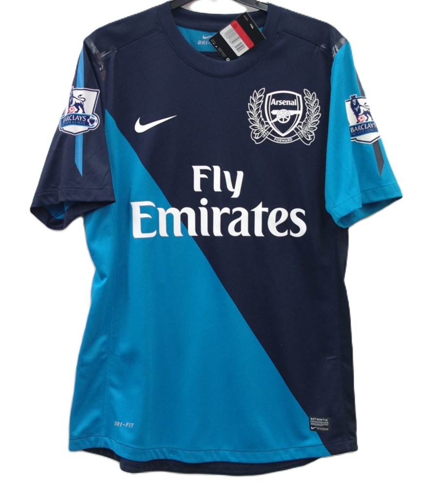 ¥1~選手用 #12 アンリ 11/12 アーセナル Away 新品未使用タグ付き 正規品拍卖