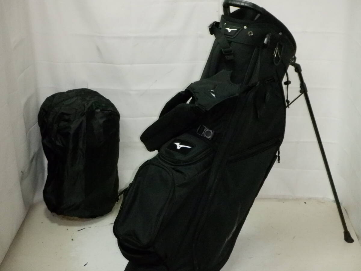 MIZUNO BR-D 4 ミズノ 9.5型 アスリートプロモデル スタンド ★中古/美品★(BK)ゴルフ キャディバック拍卖