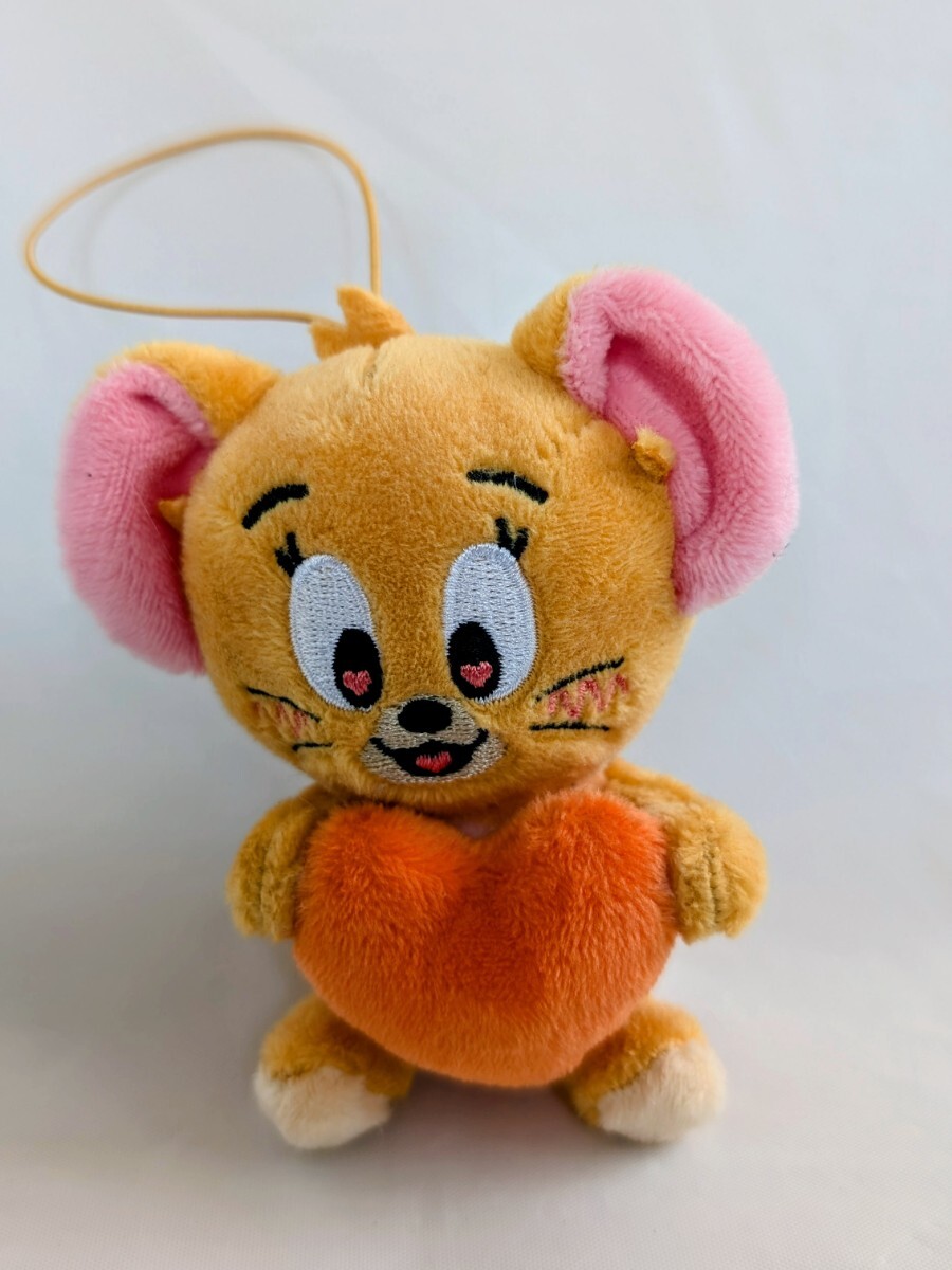 トムとジェリー ぬいぐるみ ジェリー 約9cm ストラップ 送料無料拍卖