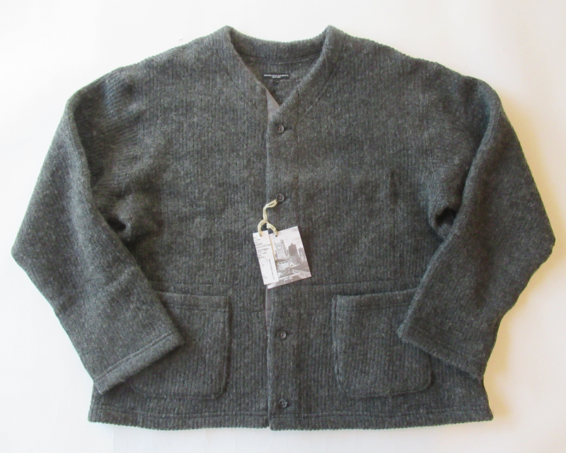 2025AW ENGINEERED GARMENTS Knit Cardigan - Wool Poly Nep Sweater Knit サイズM ニットカーディガン/ エンジニアドガーメンツ拍卖