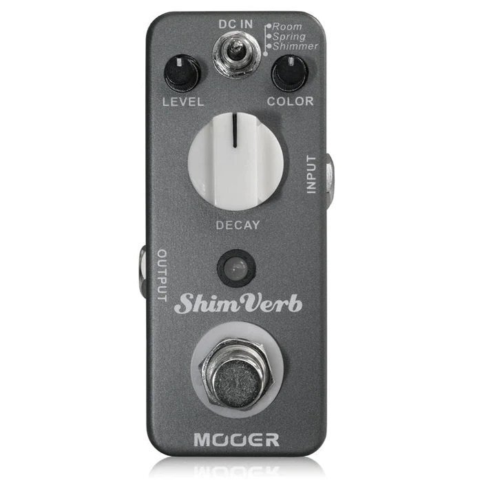 最落無し! Mooer ShimVerb / a51133 3つのモードを搭載したリバーブペダル! スタンダードなリバーブから幻想的な効果まで! 1円拍卖