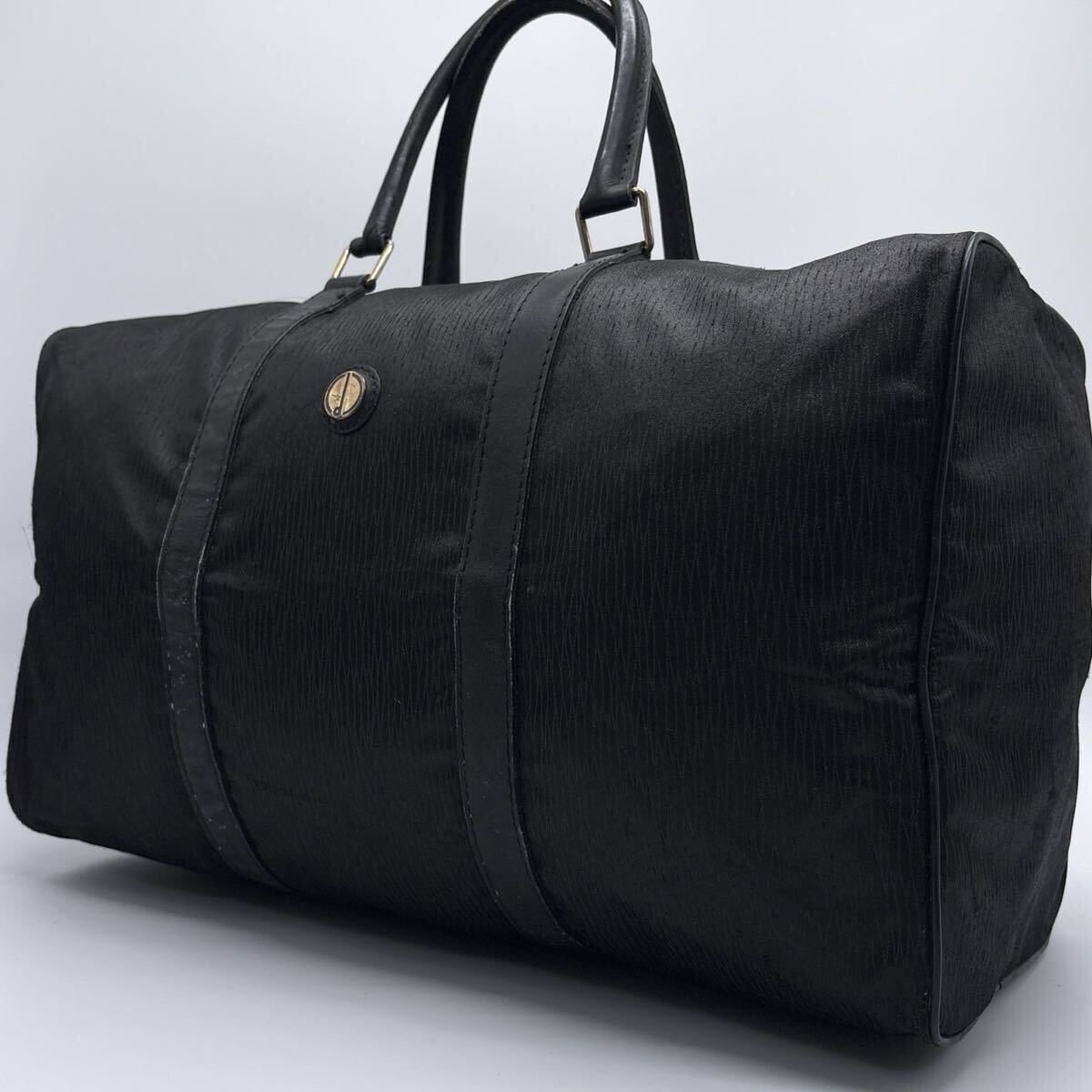 dunhill ダンヒル ボストンバッグ 旅行バッグ ハンドバッグ ナイロン系 ブラック 黒 メンズ 大容量 ハンティングワールド拍卖