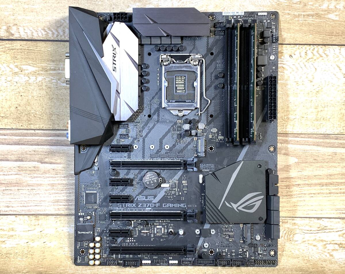 ★ASUS LGA1151 8世代 M.2 USB3.1 Type-C HDMI DP マザーボード STRIX Z370-F GAMING 8GBメモリ付属 良品★拍卖