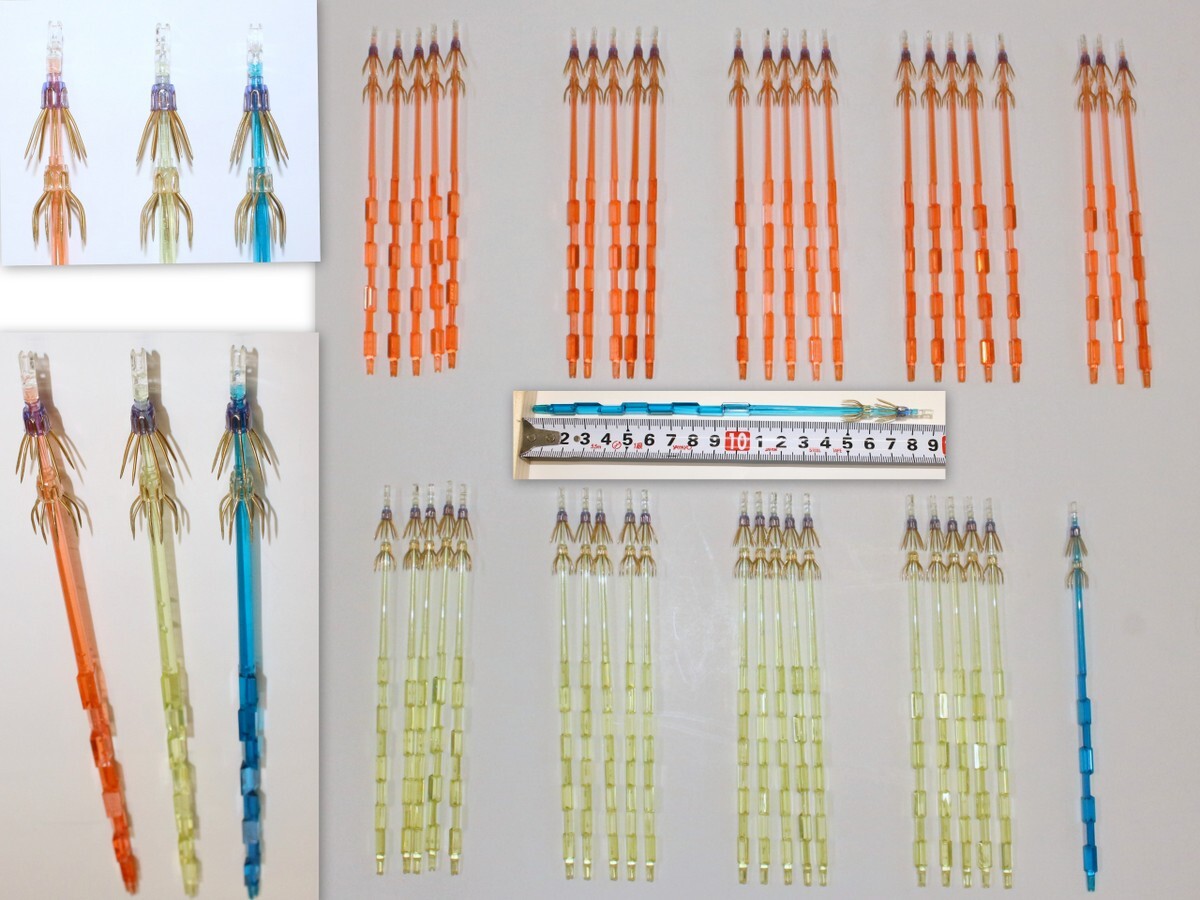 1554/未使用品・カンナ劣化あり!/OWNERオーナー/イカ ゴールドラッシュ 18cm 計44本 ★イカ角・イカヅノ・プラヅノ拍卖