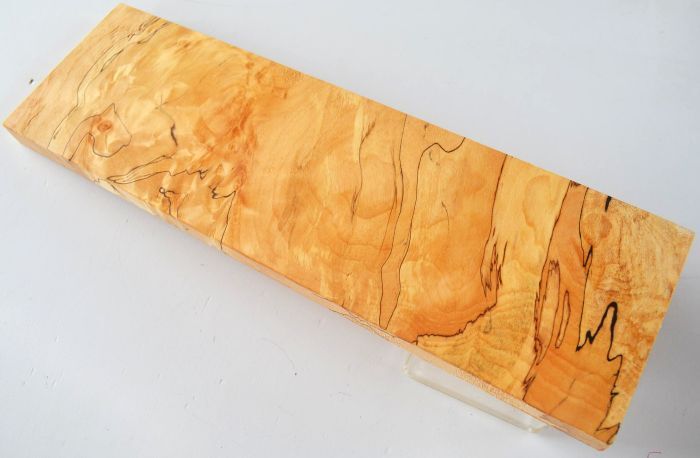 トチ★栃★トラ目杢★スポルテッド★20年乾燥材★96×320×厚14ミリ★送料185円★2拍卖