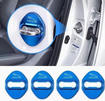 ジャガー・F-pace/XE/E-pace専用 ドアストライカー カバー 4pセット 4色可選 新品B160拍卖