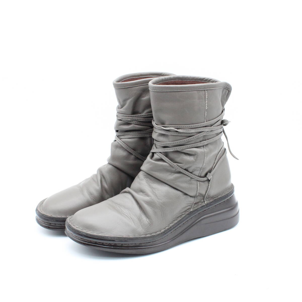 Put's プット 本革コンフォートブーツ(22.5cm)美品拍卖