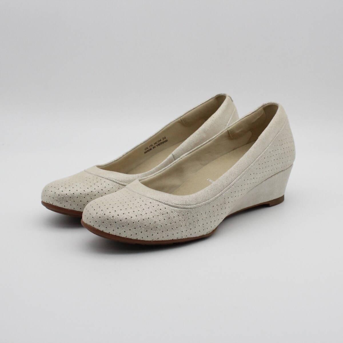 05■新品♪リーガルウォーカー 軽量ウエッジパンプス(24cm3E)拍卖