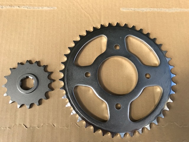 RZ250用 520 コンバートスプロケ前後 新品【ゼス】拍卖