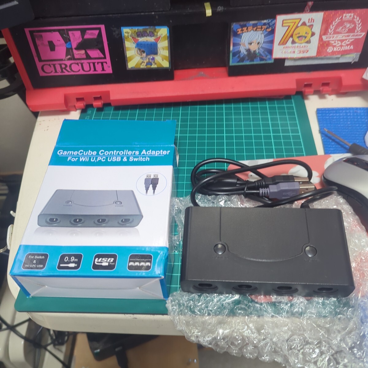 【未使用品】ゲームキューブ コントローラー アダプター wiiu switch pc拍卖