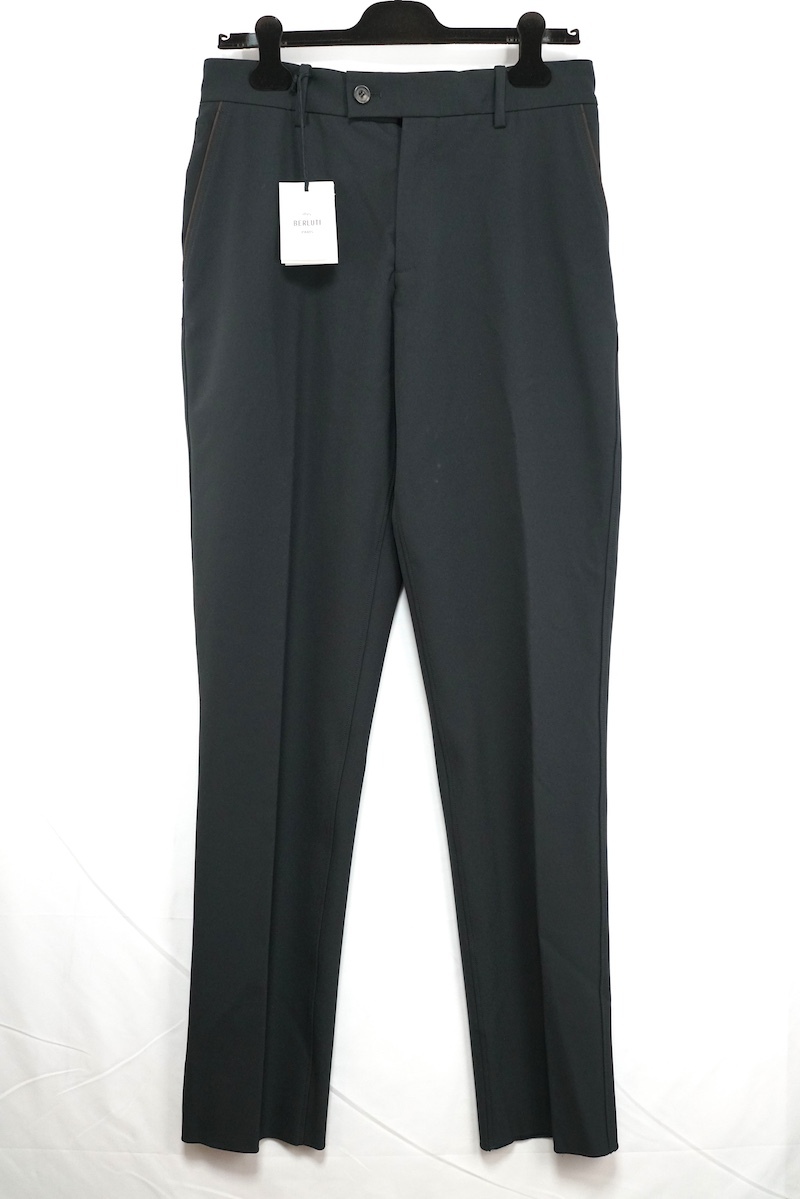BERLUTI 1895 PARIS ベルルッティ ゴルフ テクニカル ナイロン トラウザー パンツ スラックス size48 コールド ナイト ブルー R24TCU85PAGH拍卖