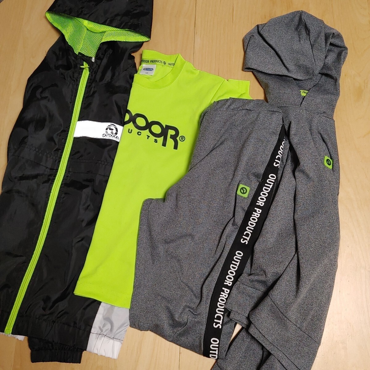 OUTDOOR セットアップ ウインドブレーカー Tシャツ 男の子 150拍卖