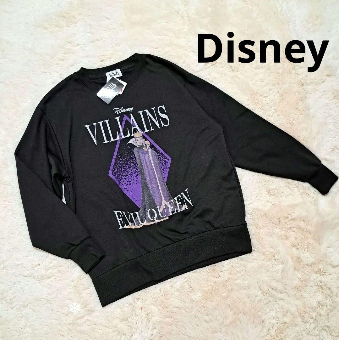 【新品未使用】ディズニー ヴィランズ トレーナー スエット ブラック M スウェット Disney 黒 長袖拍卖