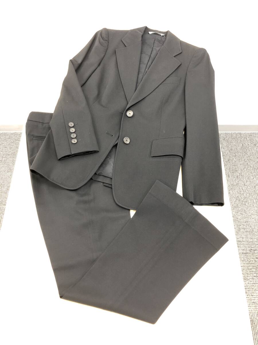 【イタリア製】GUCCI グッチ レディース スーツ 上下 ジャケット&フレアパンツ ブラック サイズ 38 ウール セットアップ拍卖