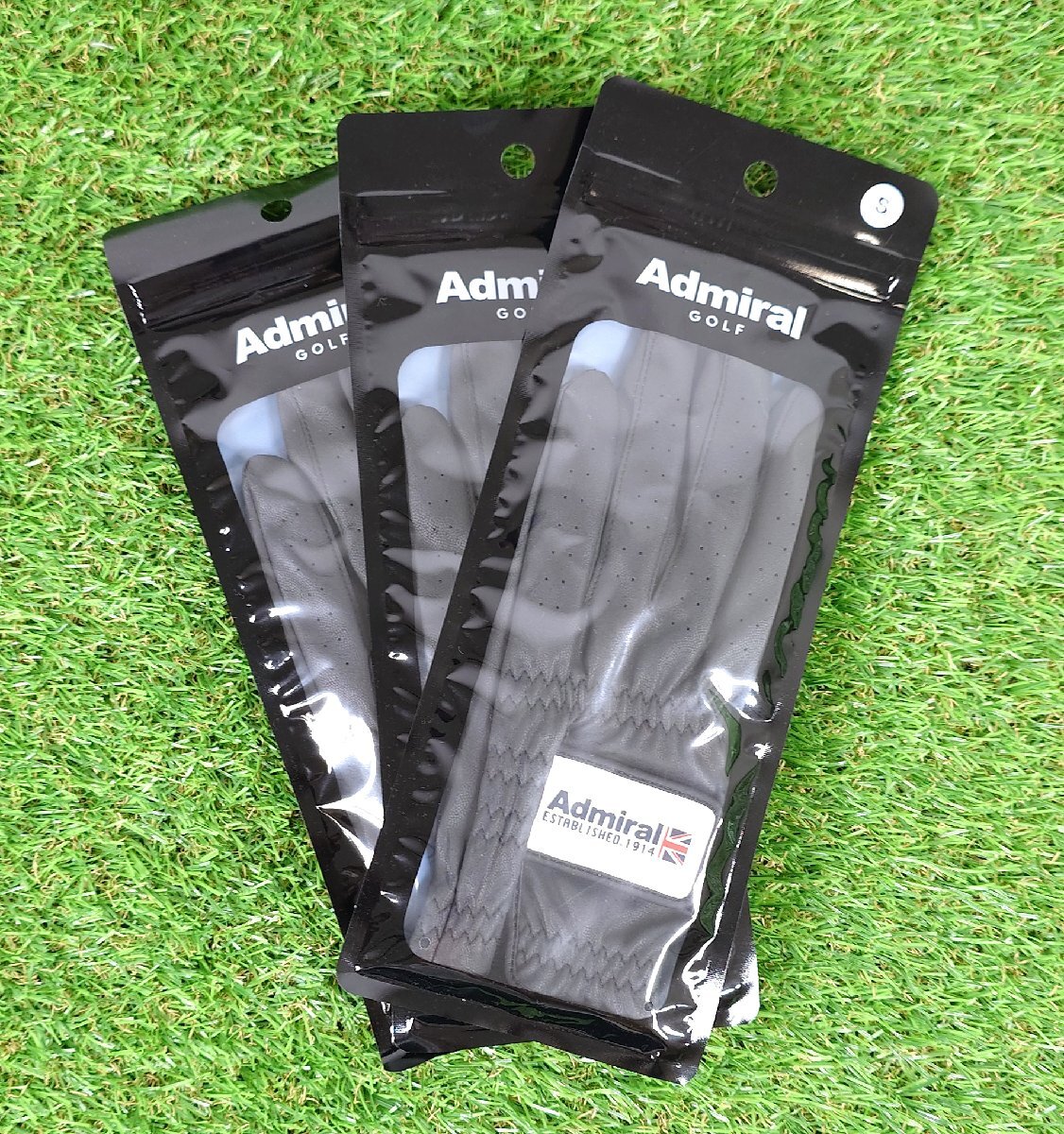 【メール便】ADMIRAL アドミラル メンズグローブ ブラックSサイズ(22cm)3枚セット ADMG4AG 【 定価1500円×3】〔ZS-ADMG4AG-10-BLK-S-3ST〕拍卖