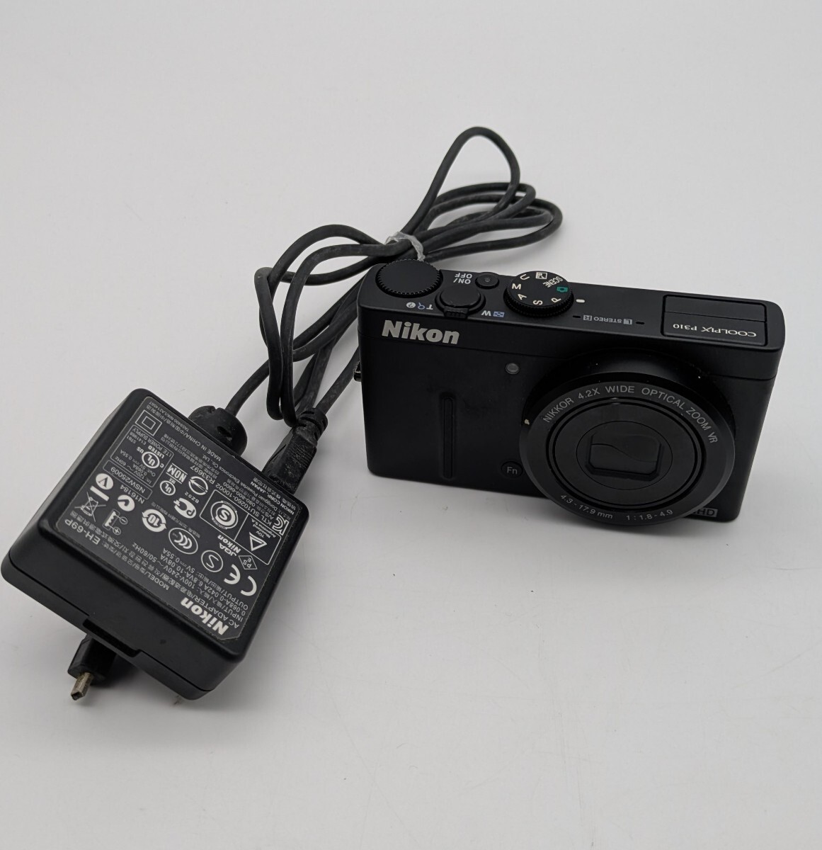 N【500円スタート】 Nikon COOLPIX P310 ニコン クールピクス デジタルカメラ ブラック コンパクトデジタルカメラ デジカメ 通電確認済拍卖