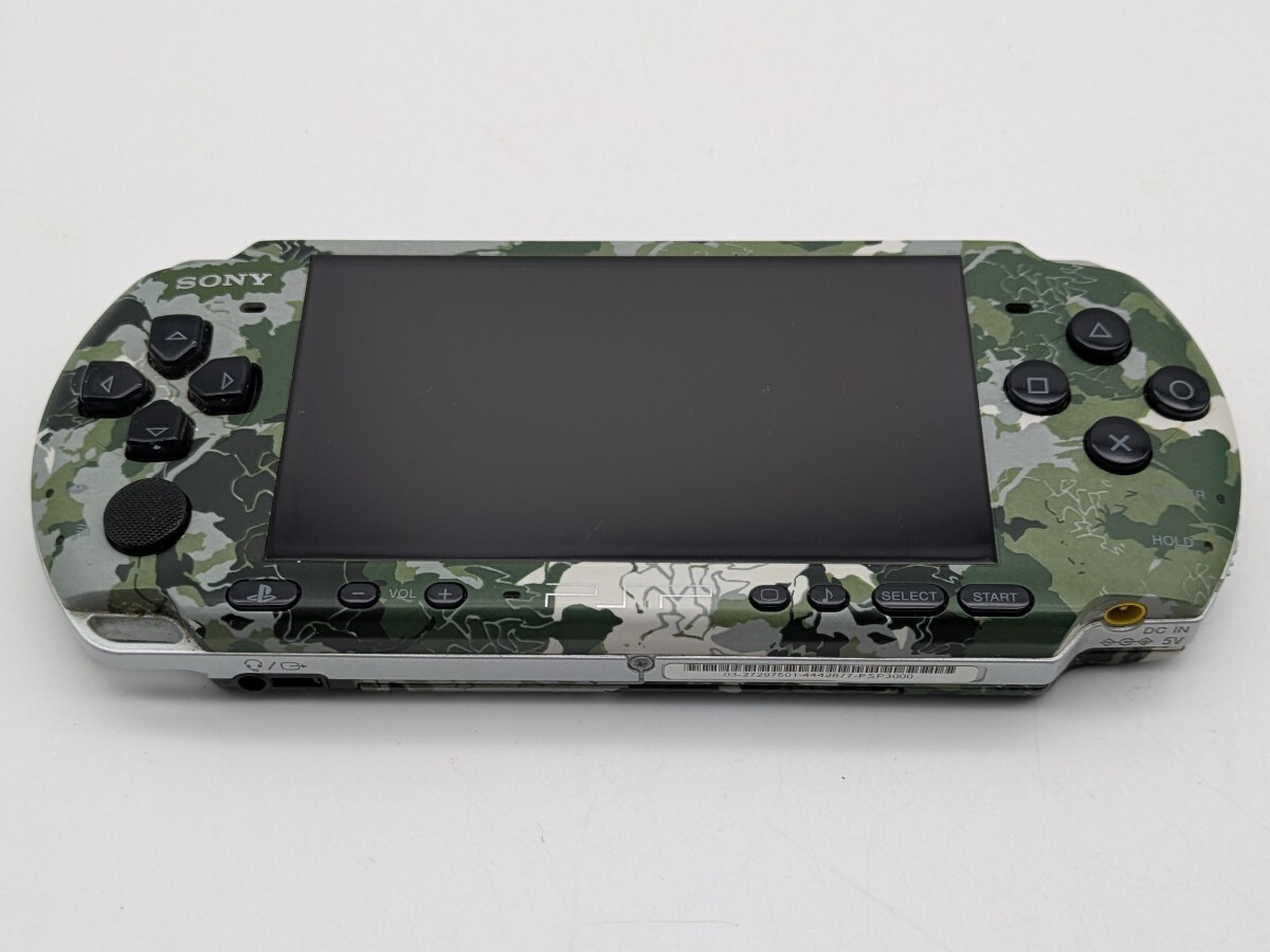 F【500円スタート】 SONY PSP メタルギアソリッド ピースウォーカー モデル PSP-3000 ソニー PlayStation Portable 通電のみ確認済拍卖