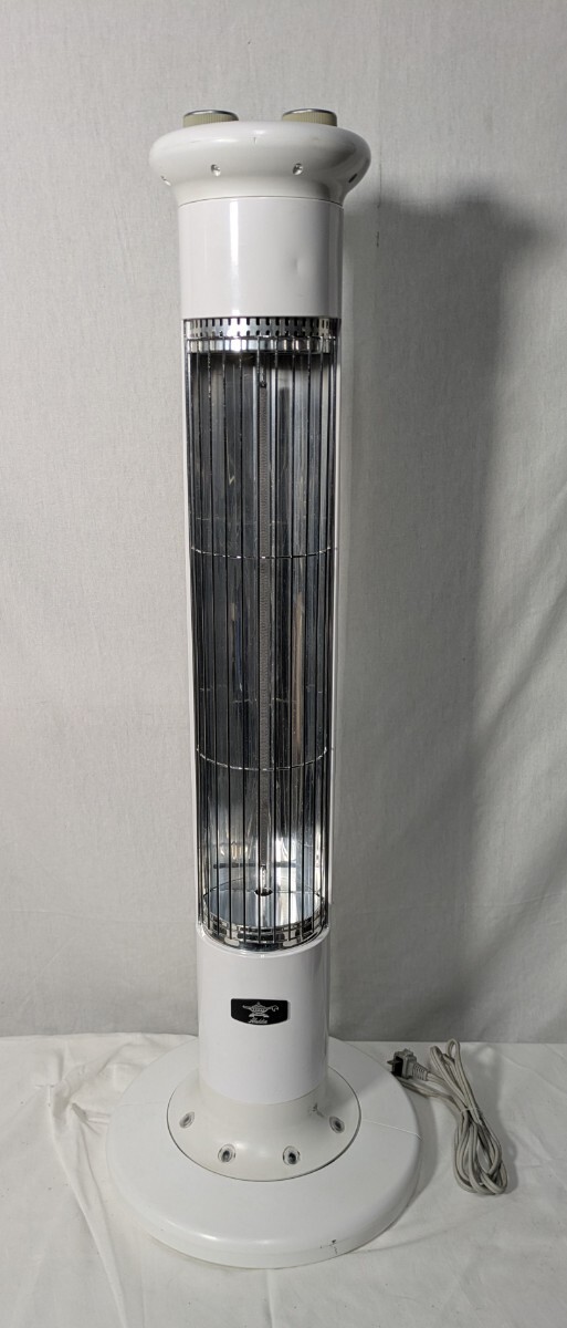 F【500円スタート】日本エー・アイ・シー Aladdin 遠赤外線グラファイトヒーター AEH-2G92N ホワイト 電気ストーブ 通電のみ確認済拍卖