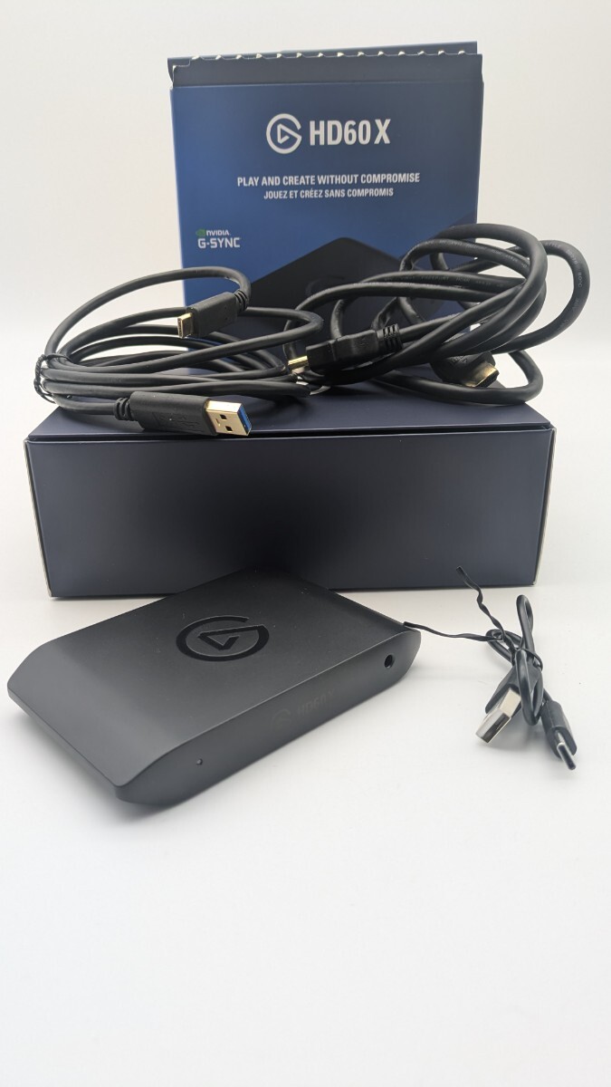 A【500円スタート】 elgato エルガト Game Capture HD60 X 外付けキャプチャボード 通電のみ確認済 拍卖