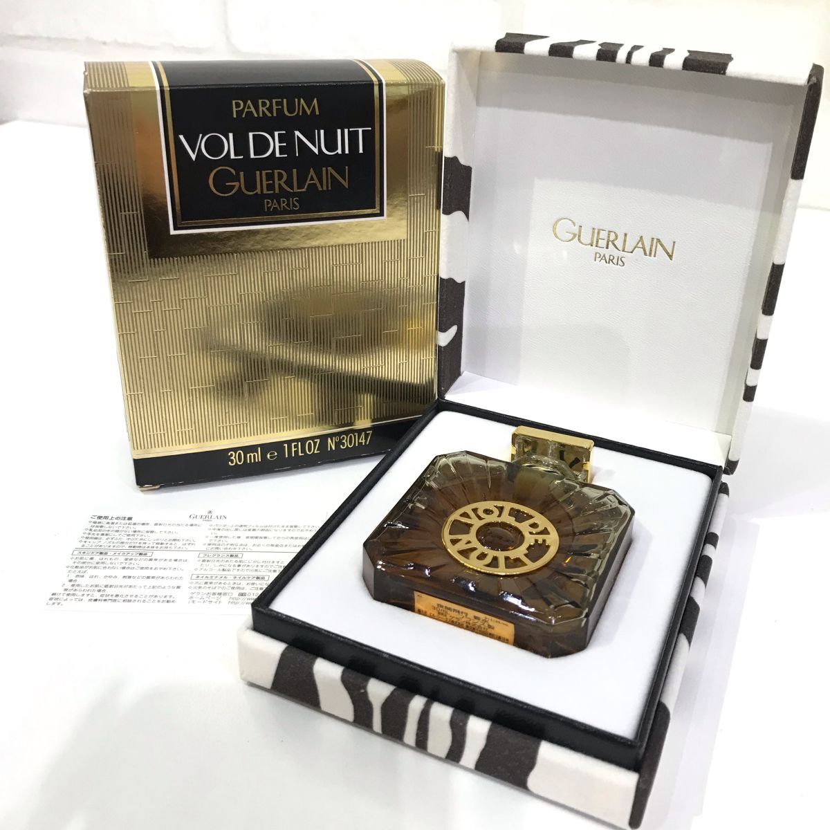 θ【開封済み新品未使用品】GUERLAIN/ゲラン 夜間飛行 香水 30ml フレグランス パフューム フランス製 箱/化粧箱/冊子 S03384715471拍卖