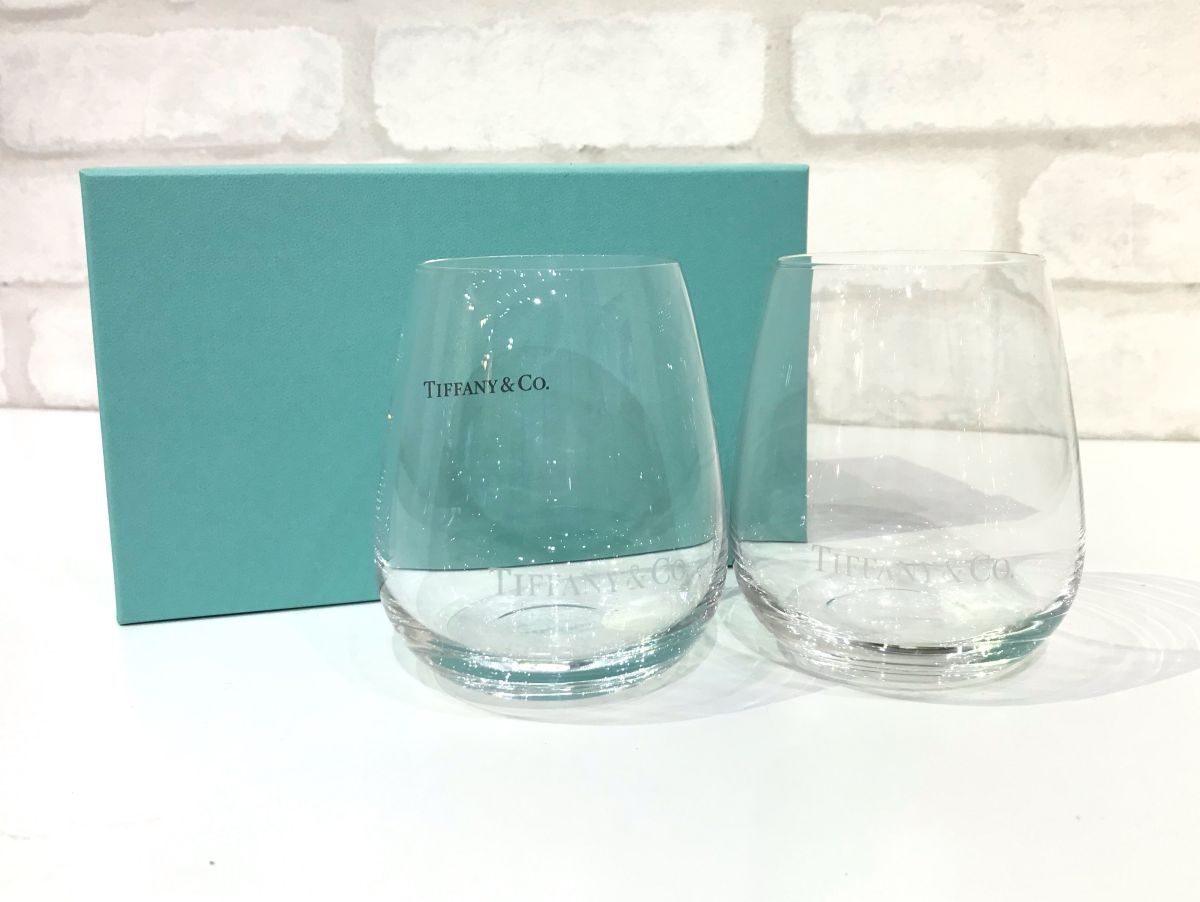 θ【美品】TIFFANY&Co./ティファニー ペアグラス 名古屋ウィメンズマラソン2020年 ロゴ入りグラス タンブラー 箱/冊子 S11663523566拍卖