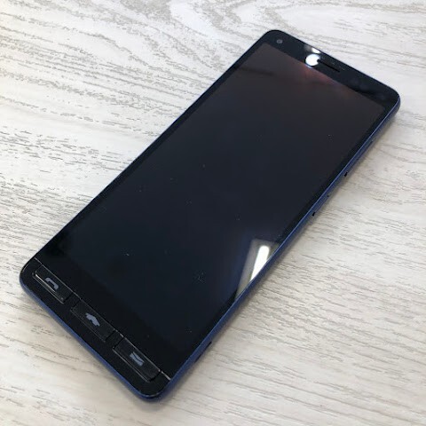 β【中古】SIMロック解除(Ymobile) 京セラ かんたんスマホ2 ネイビー A001KC S38047355639拍卖