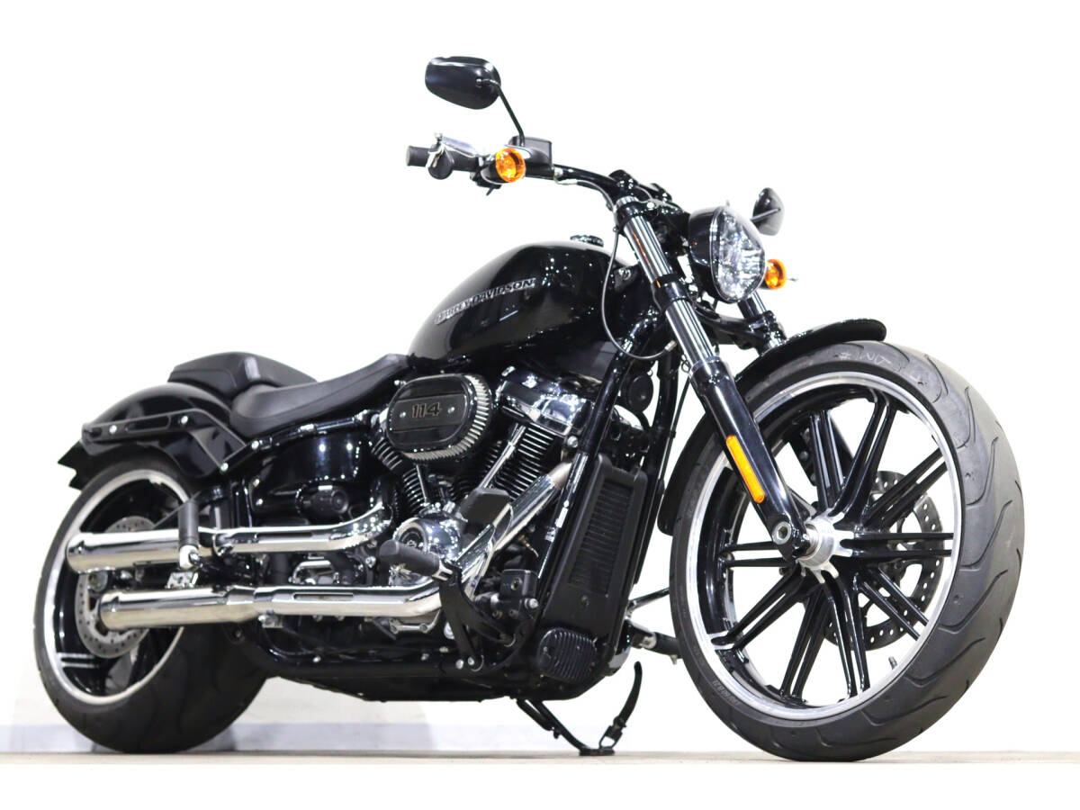 ハーレー FXBRS ブレイクアウト 2020y 1868cc 9552km 低走行 COBRAマフラー Kellermannリアウインカー KIJIMAフェンダーレスキット拍卖