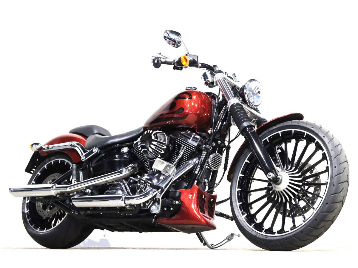 ハーレー FXSB ツインカム最終モデル ブレイクアウト 2017y 1690cc 14651km タービンホイール Vanceマフラー ArlenNessエアクリーナー拍卖