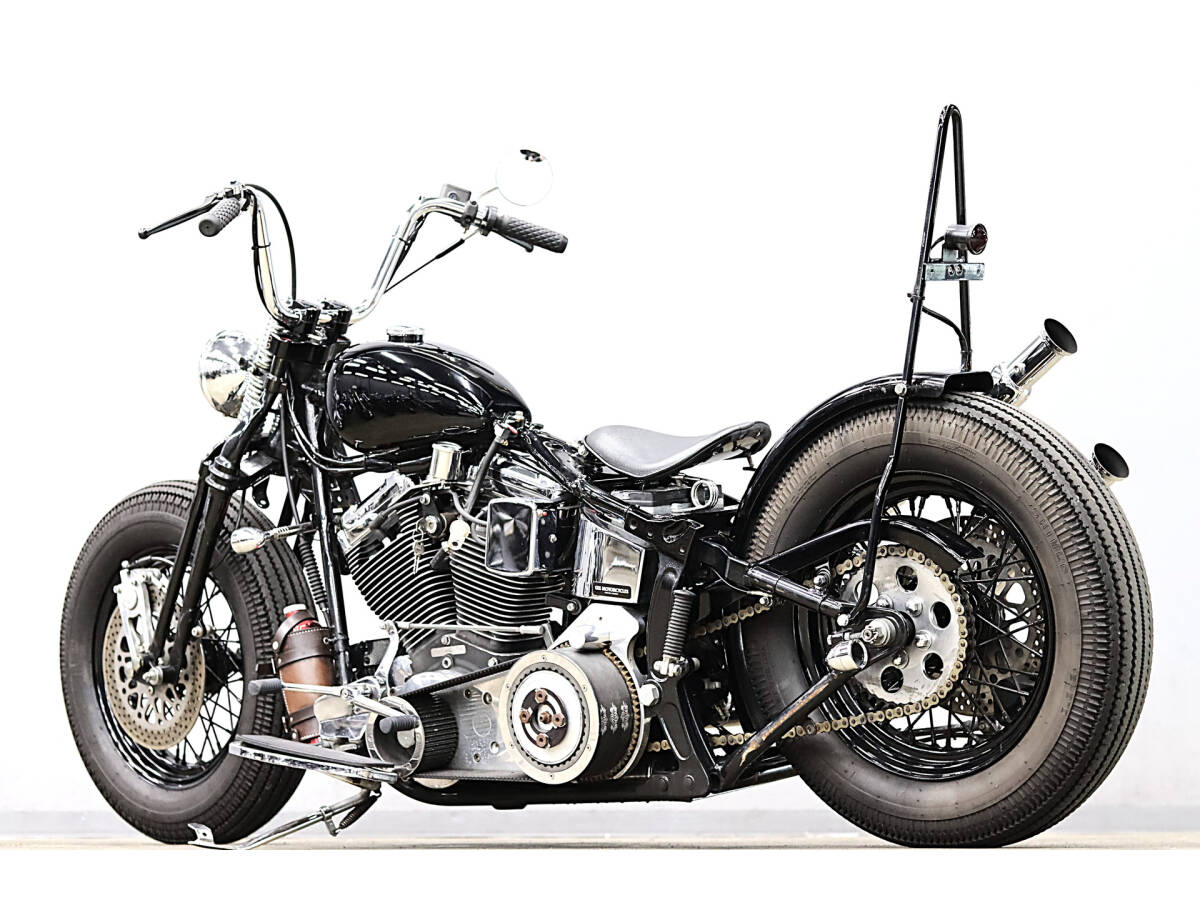 ハーレー FLSTF ファットボーイ 1997y 後期EVO ボバー 74スプリンガー オープンプライマリートランペット FORKエアクリ Eキャブ拍卖