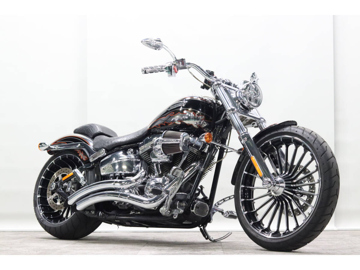 ハーレーFXSBSE CVOブレイクアウト 2014y TC110 1800cc 15326km DIRECTLINK VANCEビッグラディウス タービンホイール拍卖