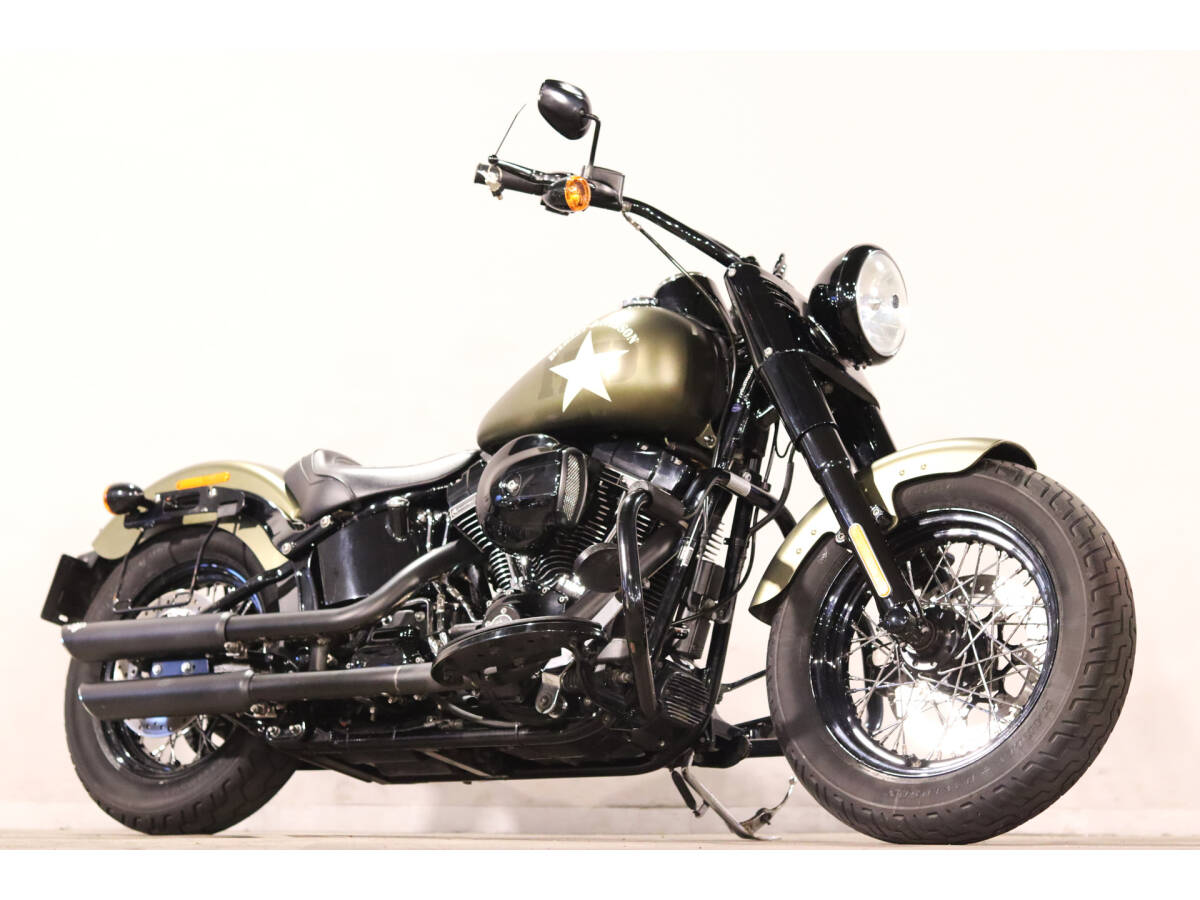 ハーレー FLSS ソフテイル スリム 2017y SE110B 1800cc 23528km V&Hマフラー SEチューナー HD純正OPプルバックバー K&Hシート拍卖