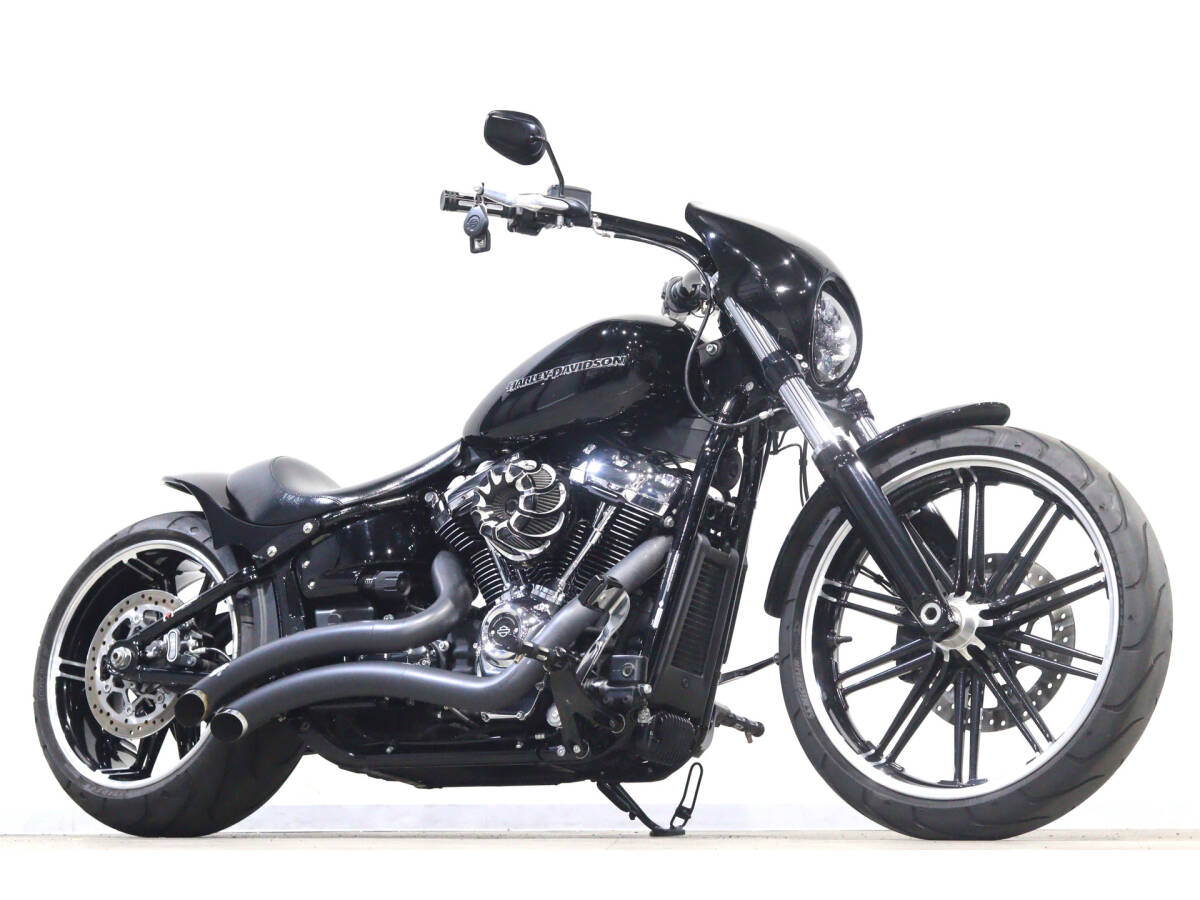 ハーレー FXBRS ブレイクアウト 2020y 1868cc 4946km チューニング済 Vanceマフラー Nessエアクリ TRIJYAハンドル ショートフェンダー拍卖