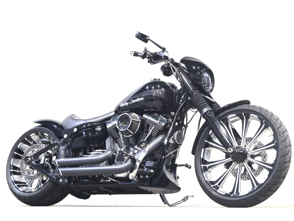 ハーレー FXSB ブレイクアウト 2014y 1584cc 9017km 23&18PMホイール PMキャリパー Vanceマフラー NESSエアクリ NOY'Sサイドナンバー拍卖