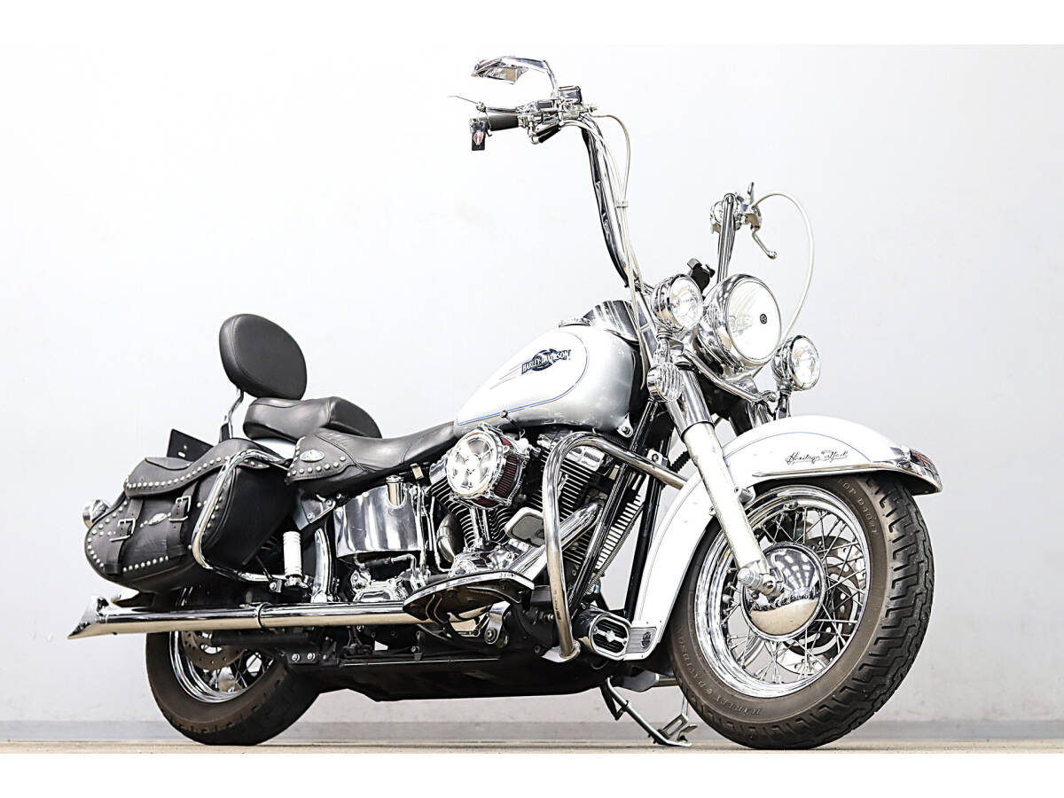 ハーレー FLSTC ヘリテイジクラシック 2005y TC88B 国内ディーラー車 V&Hフィッシュテールマフラー RSDエアクリ CVキャブ 検8/4拍卖