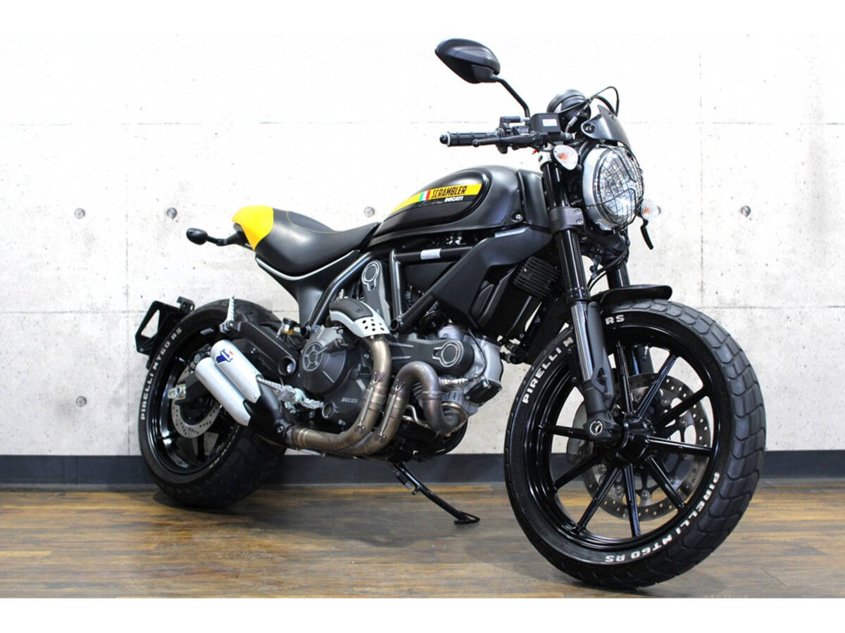 スクランブラーフルスロットル ABS・rizomaセパハン・OHLINSリアサス 距離:4,159km 【ローン可】ロナジャパン拍卖