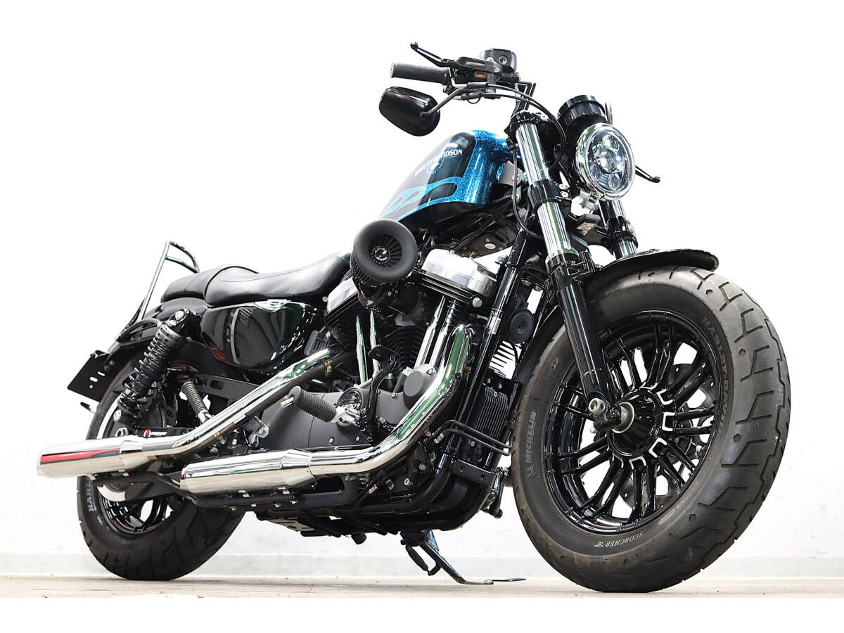 ハーレーXL1200Xフォーティーエイト 2016y 後期モデル 11102km 低走行 北米マフラー アレンネスエアクリ Zバーハンドル ABS ETC拍卖