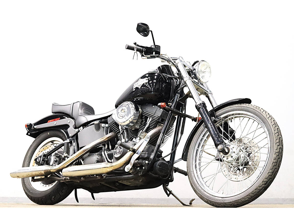 ハーレー FXSTB ナイトトレイン 2004y TC88B 15,822km 低走行 国内ディーラー車 SUNDANCEボマーフルエキ S&Sエアクリ K&Hシート拍卖