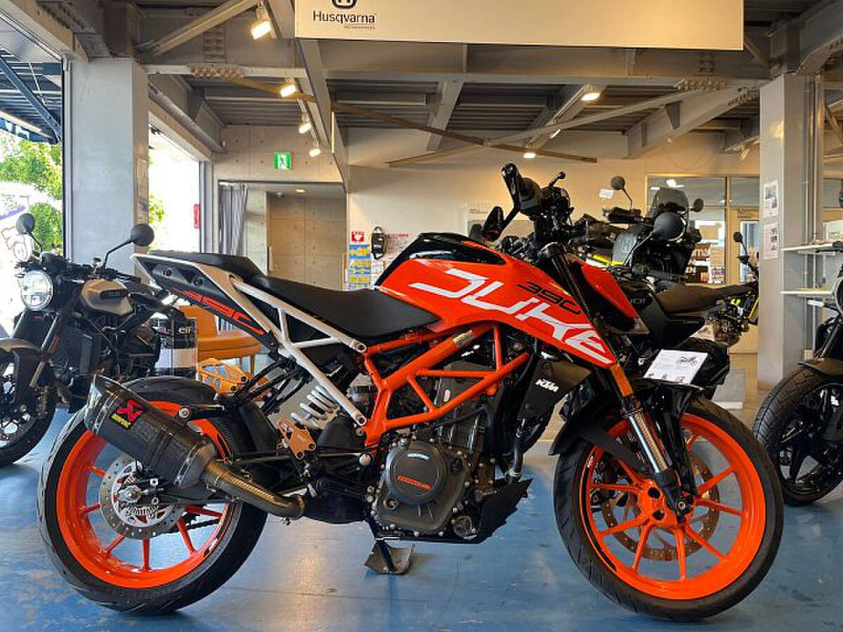 KTM 390DUKE アクラポマフラー バーエンドミラー フルカラー液晶モデル拍卖