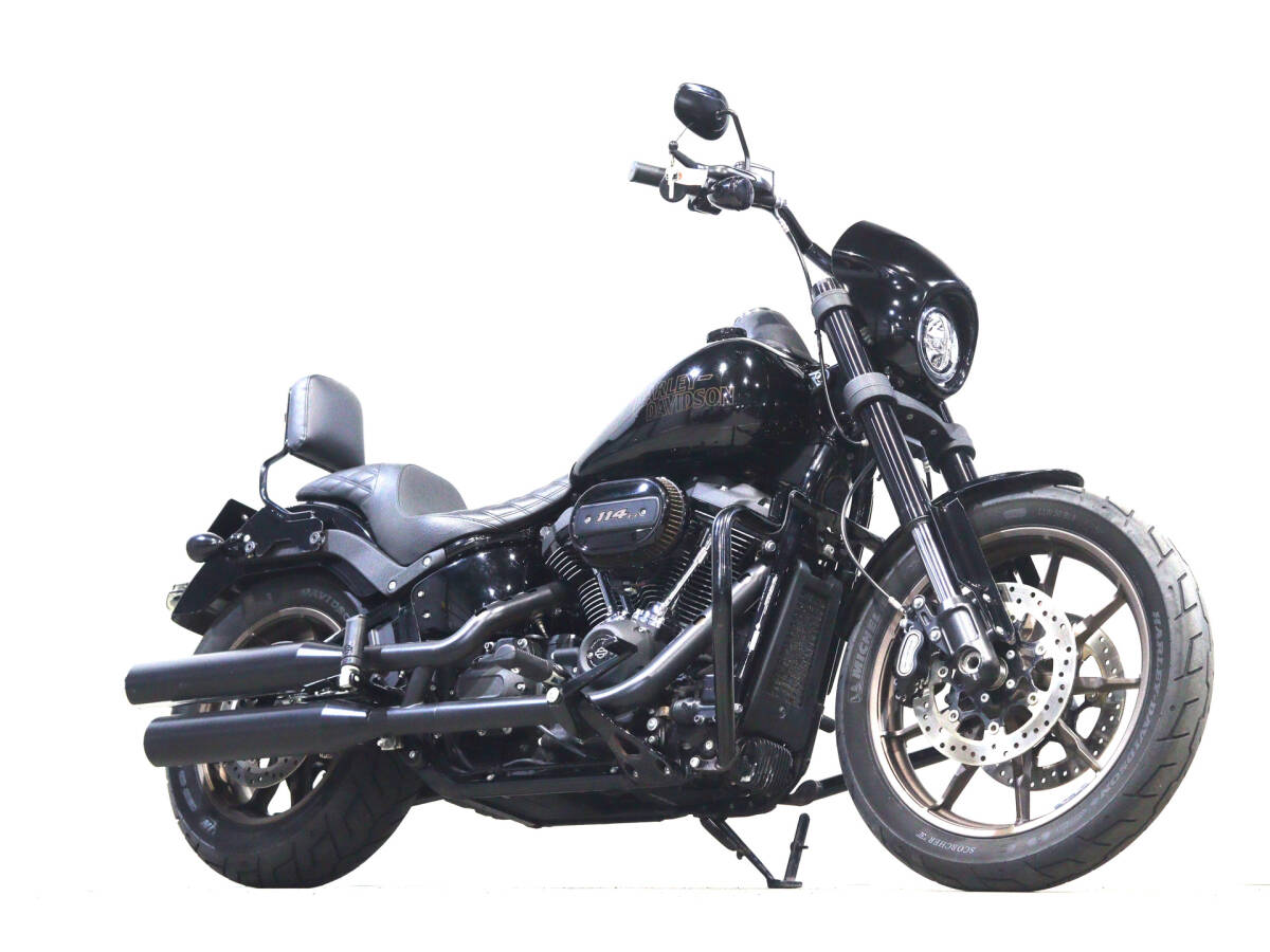 ハーレー FXLRS ローライダーS 2020y 6875km 1868cc ウィップラッシュシート Noysトラッカーハンドル 純正エンジンガード ETC拍卖