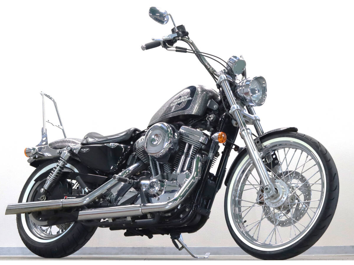 ハーレー XL1200V セブンティツー 2014y 19222㎞ チューニング Pythonマフラー ミッドコントロールキット拍卖