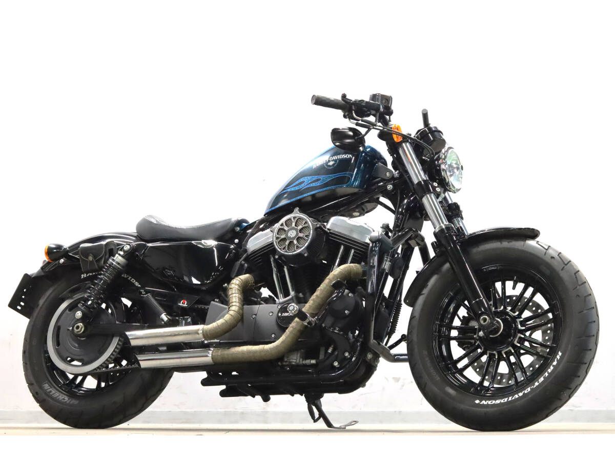 ハーレーXL1200X フォーティーエイト 2016y 後期モデル 3479km 低走行 FP3搭載 V&Hマフラー RSDエアクリーナー エンジンガード拍卖