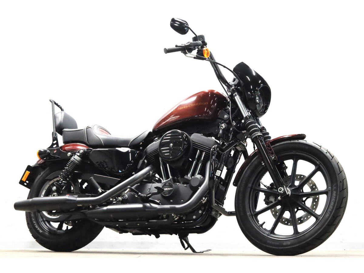 ハーレーXL1200NS アイアン 2018y 低走行 12809km 二人乗り LEDヘッドライト エンジンガード キング&クイーンシート ABS拍卖