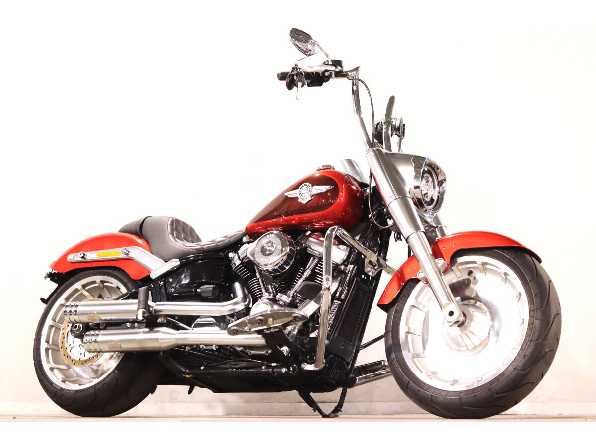 ハーレー FLFBS 2018y MW8 1868cc 21842km Jekill&Hydeマフラー S&Sエアクリ TRIJYAシート 般若バー エンジンガード拍卖