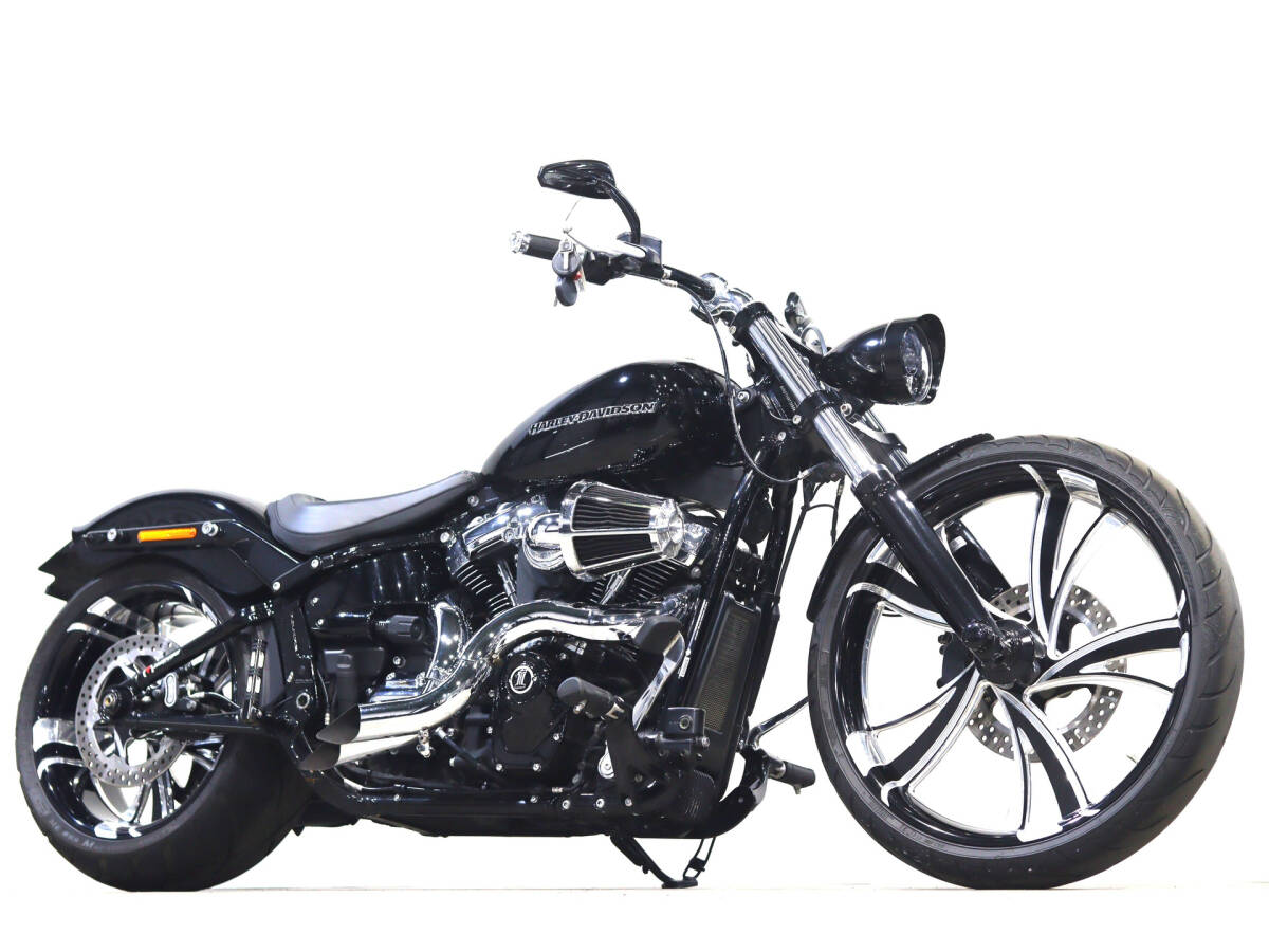 ハーレー FXBRS ブレイクアウト 2019y パフォーマンスマシン23ホイール Blowマフラー アレンネスエアクリ チューニング済 ETC拍卖